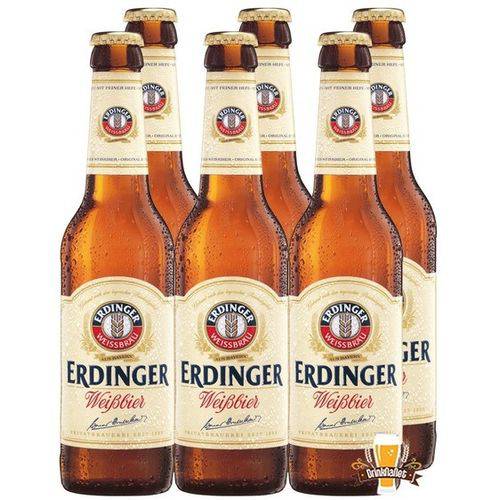 Cerveja Alemã Erdinger WeissBier - Kit 6 Unidades (330ml)