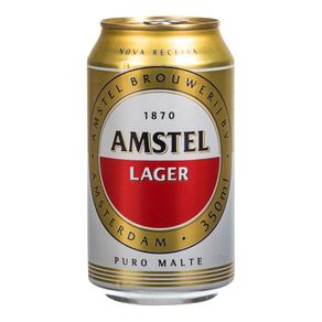 Cerveja Amstel Lager Lata 350mL
