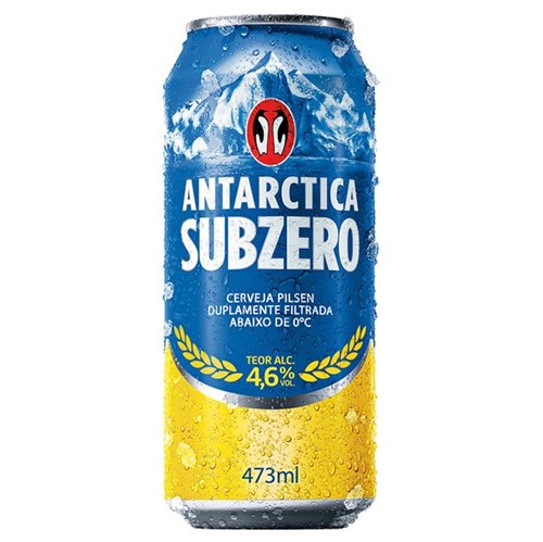 Cerveja Antarctica 473ml Lata Sub Zero