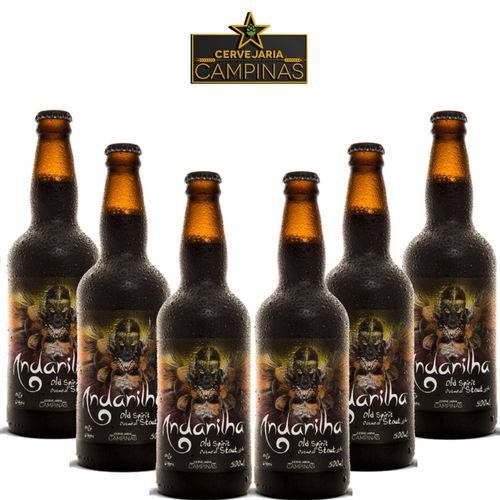 Cerveja Artesanal Cervejaria Campinas Stout 500ml 6 Unidades