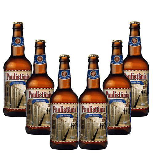 Cerveja Artesanal Paulistania Apa Trem das Onze 500ml 6 Un