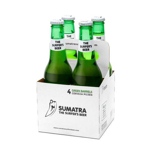 Cerveja Artesanal Pilsen Sumatra - Pack 4 Unidades ( 355ML )