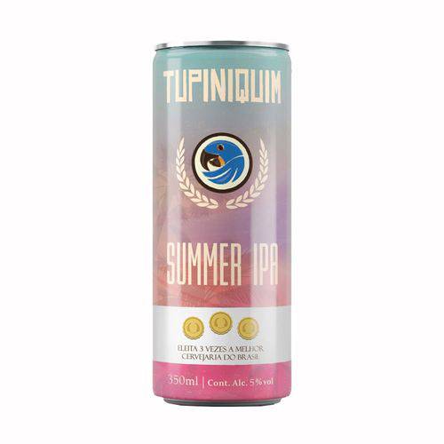 Cerveja Artesanal Tupiniquim Summer Ipa Lata 350ml
