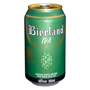Cerveja Bierland IPA Lata 350ml + 3 KM