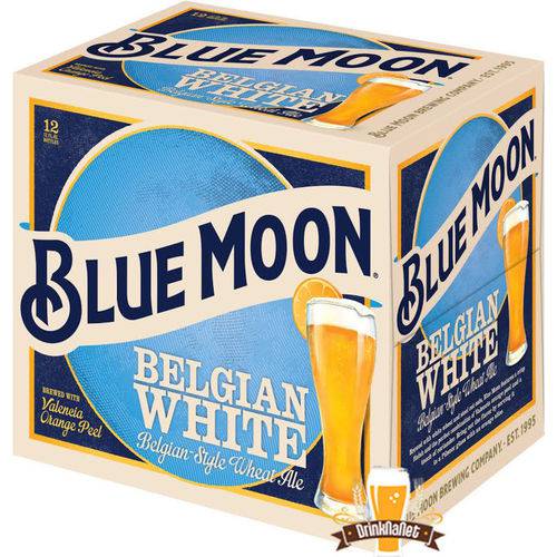 Cerveja Blue Moon - Belgian White Caixa com 12 Unidades (355ml)