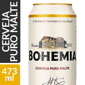 Cerveja Bohemia 473ml (Lata)