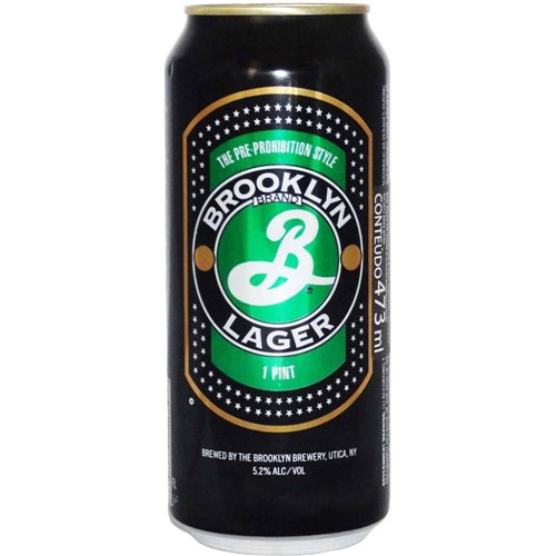 Cerveja Brooklyn Lager Lata 473ml