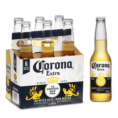 Cerveja Corona Extra 355ml Pack (06 Unidades)