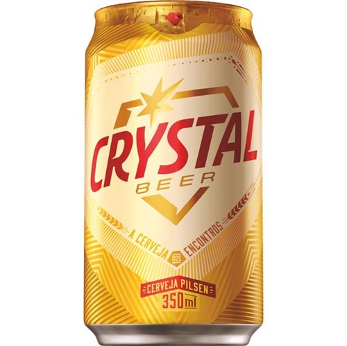 Cerveja Crystal 350ml Lata