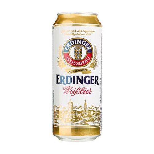 Cerveja Erdinger Weissbbier Lata 500ml com 03 Unidades