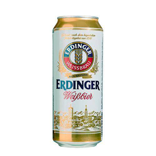 Cerveja Erdinger Weissbier Lata 500ml