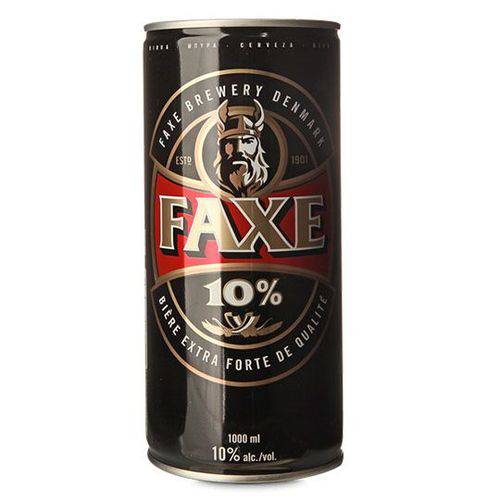 Cerveja Faxe 10% Lata 1000 Ml