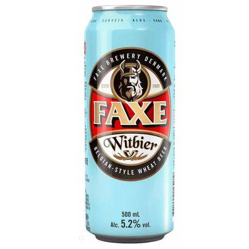 Cerveja Faxe Witbier Lata - 500ml