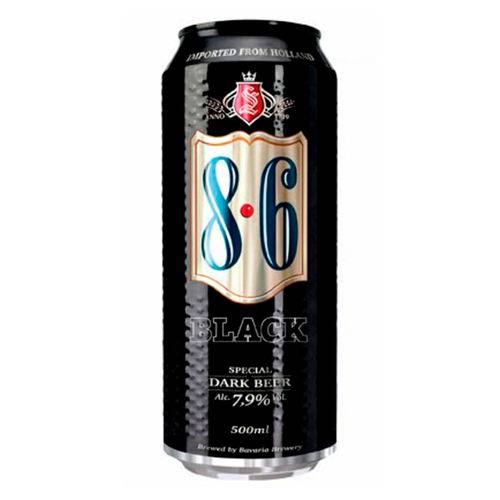 Cerveja Holandesa 8.6 Black Lata 500ml