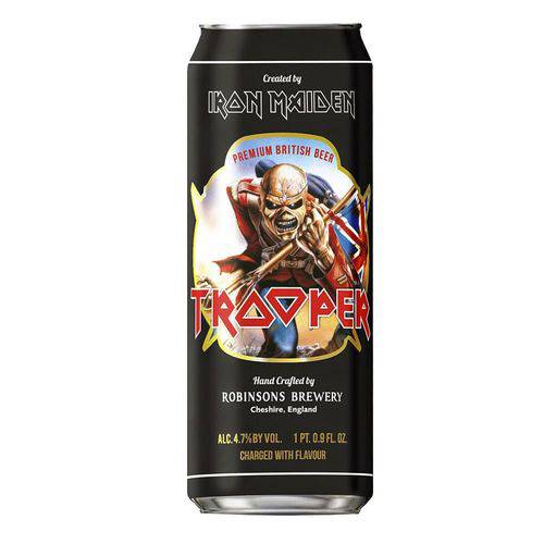 Cerveja Inglesa Trooper Iron Maiden Lata 500ml