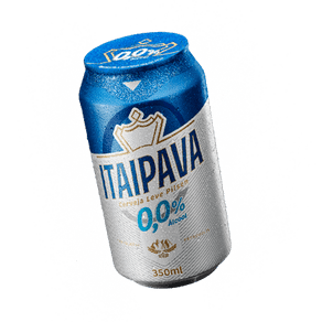 Cerveja Itaipava 0,0% Álcool 350ml (Lata)
