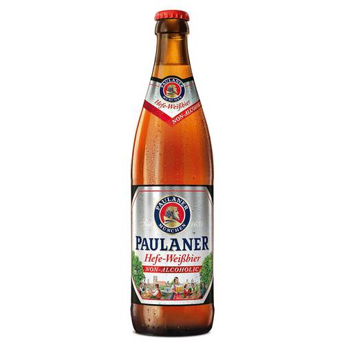 Cerveja Paulaner Hefe Weissbier Alkoholfrei (Sem Álcool) 500ml