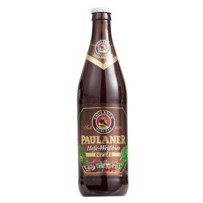 Cerveja Paulaner Hefe-Weissbier Dunkel Garrafa 500mL