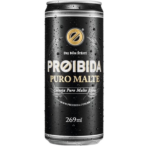 Cerveja Proibida Puro Malte 269ml Lt