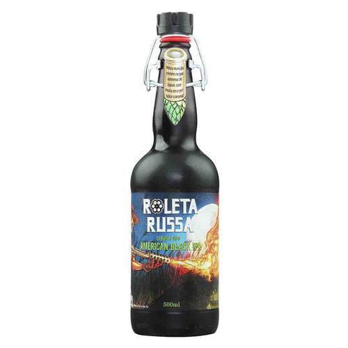 Cerveja Roleta Russa Black Ipa 500ml