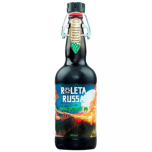 Cerveja Roleta Russa Black IPA 500ml