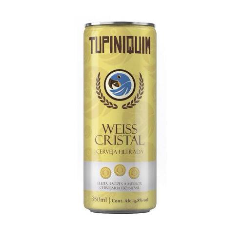 Cerveja Tupiniquim Weiss Cristal Lata 350ml