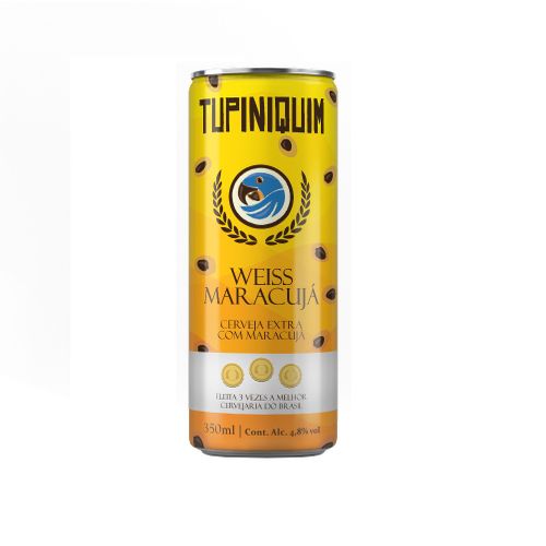 Cerveja Tupiniquim Weiss Maracujá 350ml