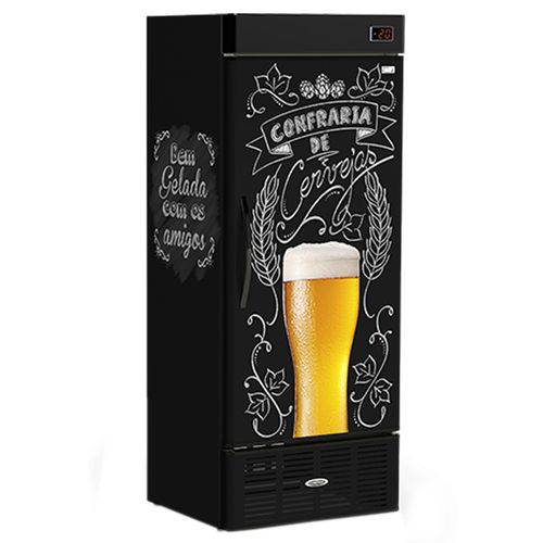 Cervejeira Refrigerada Vertical Adesivo Lousa de Bar Crv-570l/b