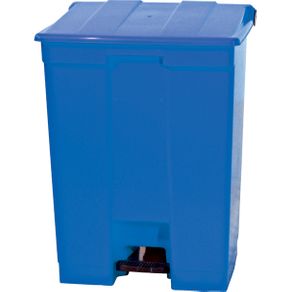 Cesto de Lixo C/Pedal 30L ,CP30AZ Azul - Bralimpia