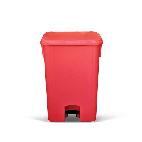 Cesto de Lixo com Pedal 30 Litros Vermelho - Bralimpia