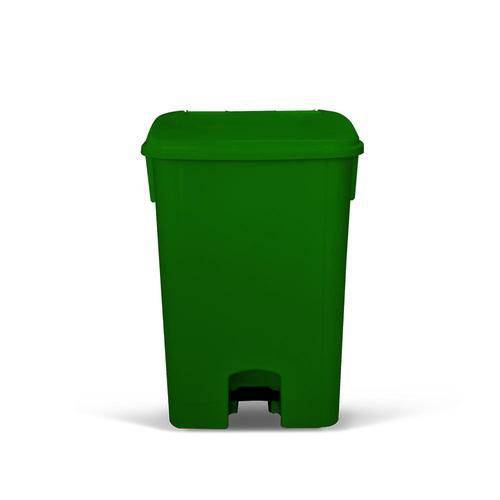 Cesto de Lixo com Pedal 100 Litros Sem Rodas Verde - Bralimpia