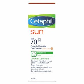 Cetaphil Sun FPS 70 Gel Creme com Cor