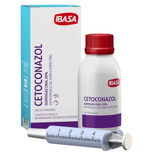 Cetoconazol Suspenção Oral 20 Ibasa - 20 Ml