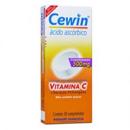 Cewin 500mg 30 Comprimidos Desintegração Lenta