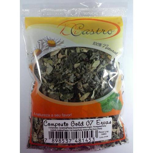 Chá Composto Gold 7 Ervas - Dicastro - 100g