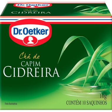 Chá de Capim Cidreira Dr. Oetker 10g