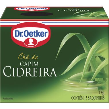 Chá de Capim Cidreira Dr. Oetker 15g