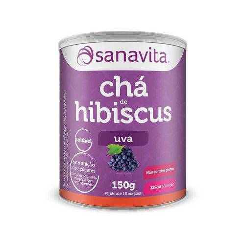 Chá de Hibisco Sanafit Uva 150g - Sanavita -