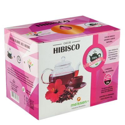 Chá de Hibiscus 15 Sachês 1,4g - Meissen
