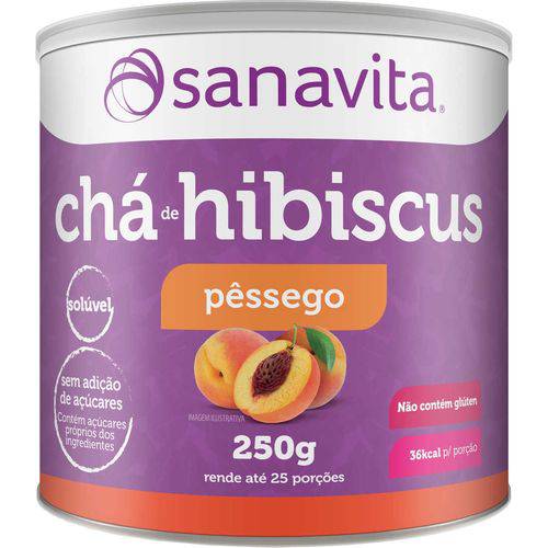 Chá de Hibiscus (Lt) 250g - Sanavita