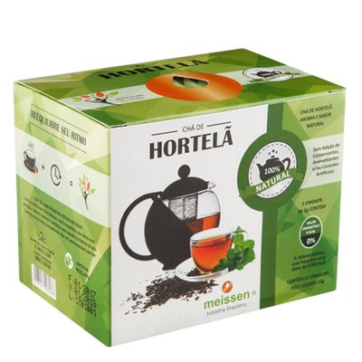 Chá de Hortelã 15 Sachês 1g - Meissen