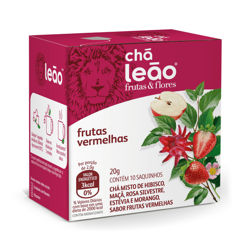 Chá Leão - Frutas Vermelhas 10 SACHÊS
