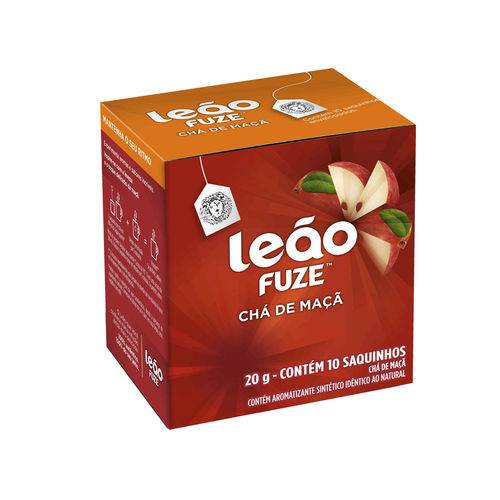 Chá Leão Maça Sachet 20 Gramas Caixa com 10 Sachet