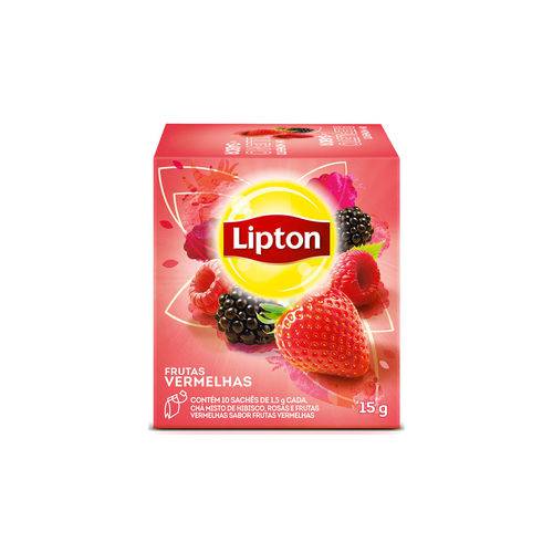 Chá Lipton Frutas Vermelhas Caixa com 10 Unidades