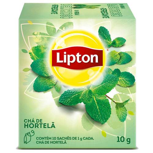 Chá Lipton Hortelã Caixa com 10 Unidades