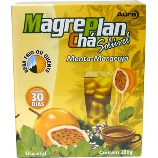 Chá Magreplan Menta e Maracujá 200g