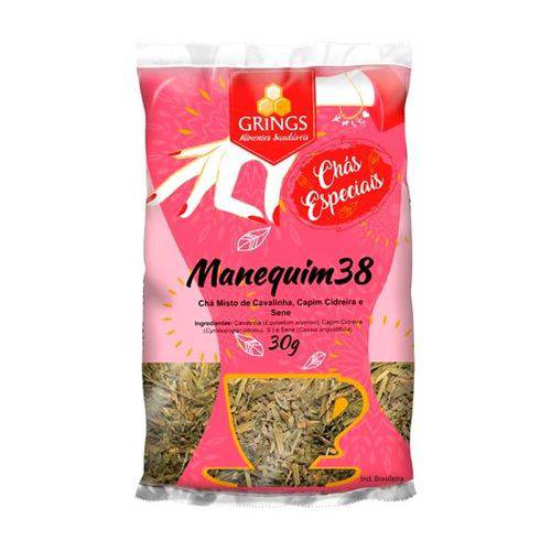 Chá Manequim 38, 30g - Grings