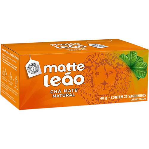 Chá Matte Leão Natural C/ 25 Saquinhos 40g - Matte Leão