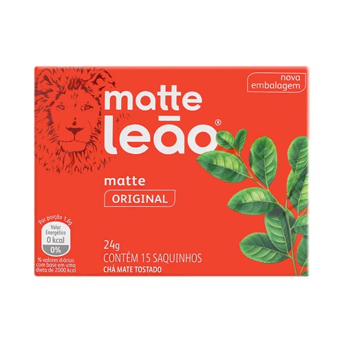 Chá Matte Leão Original com 15 Sachês
