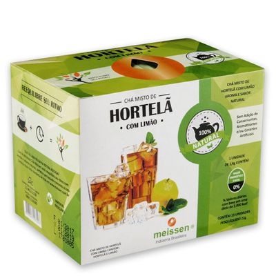 Chá Misto de Hortela C/ Limão 15 Sachês 1,4g - Meissen